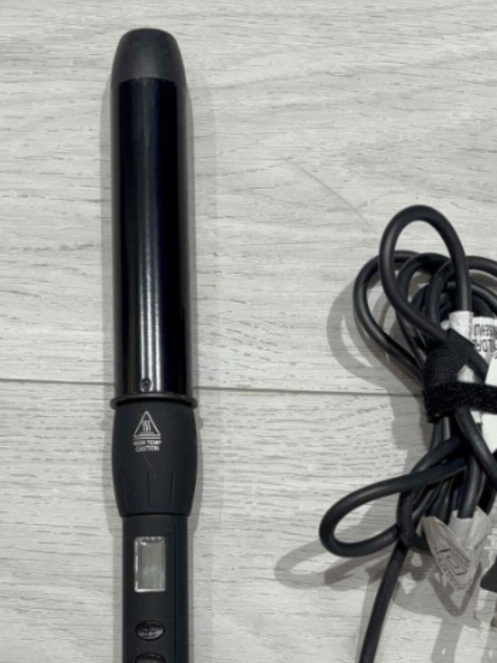 L'ange 32mm (1.5 inch) Barrel Curling Wand Black